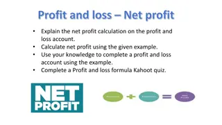 Net Profit Calculation in Profit and Loss Accounts