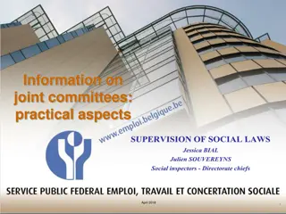 Practical Aspects of Joint Committees - April 2018