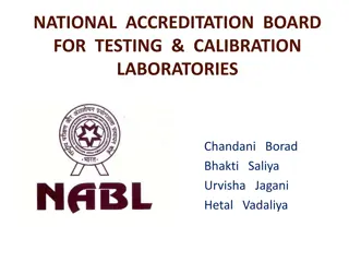 National Accreditation Board for Testing & Calibration Laboratories Overview