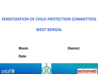 Sensitization of Child Protection Committees in West Bengal