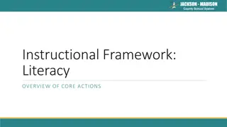 Jackson-Madison County School System Instructional Framework: Literacy Overview