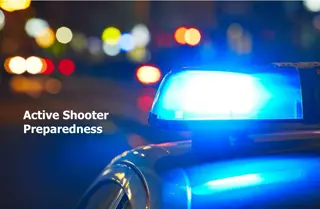 Active Shooter Preparedness Training Overview