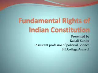 Fundamental Rights in the Indian Constitution