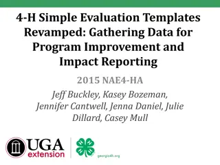 Enhancing 4-H Program Impact Through Evaluation Methods