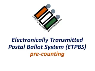 Electoral Ballot Pre-Counting Procedures