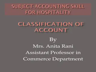 Understanding Accounting Principles and Types of Accounts