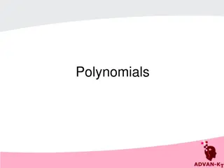 Polynomial Functions and Operations