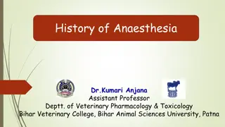 Evolution of Anaesthesia: From Ancient Methods to Modern Techniques