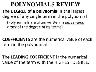 Polynomials: Degrees, Coefficients, and Graphs