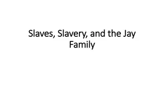 Exploring Slaves, Slavery, and the Jay Family History