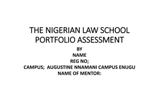 Nigerian Law School Portfolio Assessment: Externship Experience at the High Court of Lagos State