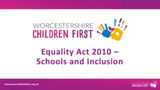 Understanding the Equality Act 2010 in Schools and Inclusion