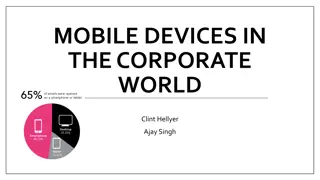 Managing Mobile Devices in Corporate Environment