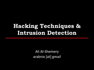 Comprehensive Guide to Hacking Techniques & Intrusion Detection