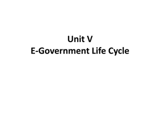 Contrasting E-Government and General Project Life Cycles