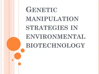 Genetic Manipulation in Environmental Biotechnology