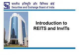 REITs and InvITs in the Securities Market