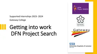 Supported Internships Programme at Gateway College - Getting Ready for Work in 2023-2024