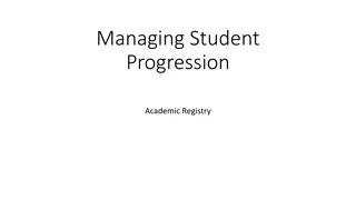 Managing Student Progression in Academic Registry