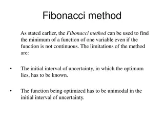 The Fibonacci Method for Function Optimization