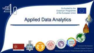 Applied Data Analytics Curriculum Development for Sustainable Smart Industry in Thailand