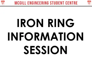 Iron Ring Ceremony Information and Guidelines