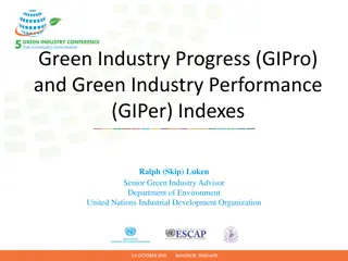 Comparison of Green Industry Progress and Performance Indexes in Chinese Provinces