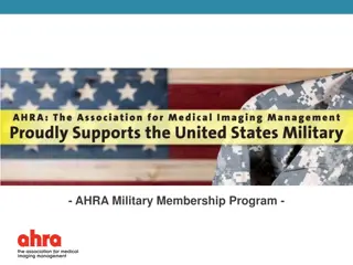 Military Membership Program for Radiology Professionals by AHRA