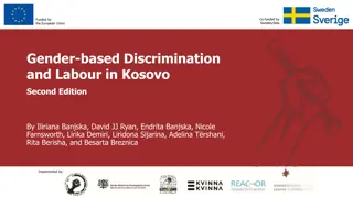 Gender-based Discrimination in Kosovo: Research Findings and Analysis