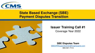 State-Based Exchange (SBE) Payment Disputes: Overview and Process