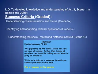 Understanding Act 3, Scene 1 in Romeo and Juliet: Themes and Characterization Analysis