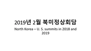 The 2019 North Korea United States Hanoi Summit