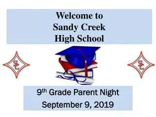 High School Parent Night Overview