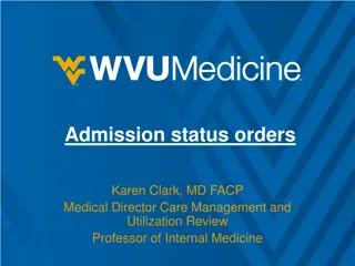 Understanding Hospital Admission Orders and Levels of Care