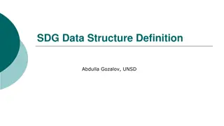 SDG Data Structure Definition