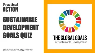 Sustainable Development Goals Quiz - Test Your Knowledge on Global Goals