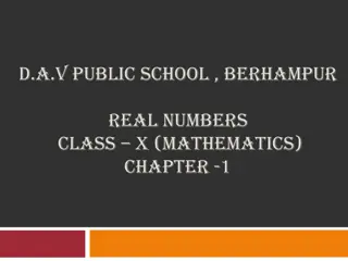 Real Numbers: Classification, Operations, and Examples