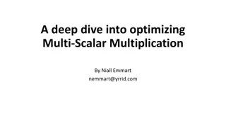 Optimizing Multi-Scalar Multiplication Techniques