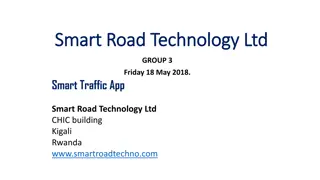 Innovative Smart Traffic App Solution by Smart Road Technology Ltd