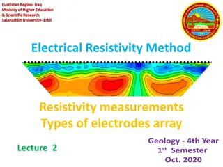 Resistivity Measurements in Geology