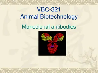 Monoclonal Antibodies in Animal Biotechnology