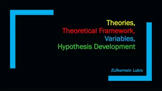 Theories and Concepts in Research