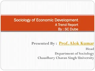 Sociology of Economic Development - Trends and Insights