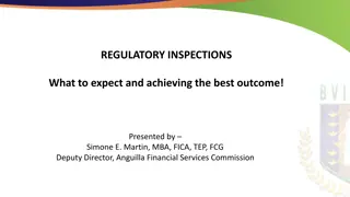 Regulatory Inspections for Achieving Optimal Outcomes