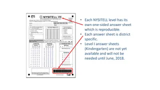 NYSITELL Testing Procedures and FAQs