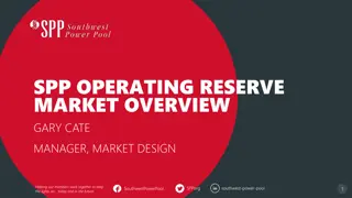 Southwest Power Pool: Operating Reserve Market Overview