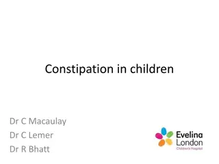 Understanding and Managing Constipation in Children