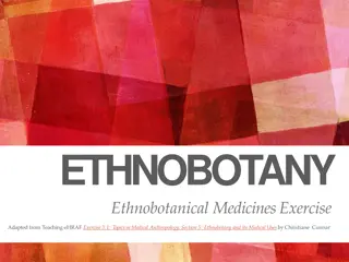 Ethnobotanical Medicinal Practices in Different Cultures