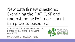 FIAT-Q-SF and FAP Assessment in Process-Based Therapy Era