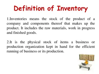 Inventory Management and Control in Business